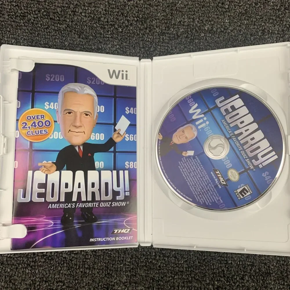 Jeopardy (Nintendo Wii, 2010) Complete Tested